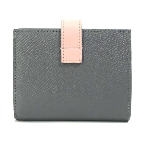 CELINE 10H263BRU.10GV Bicolor Small strap wallet Compact Trifold wallet - Picture 2 of 14